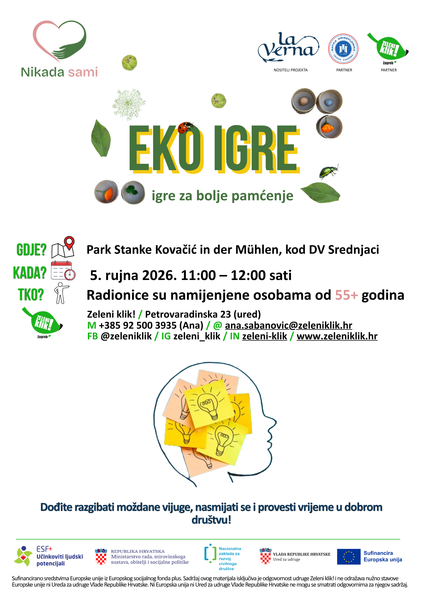 Eko igre nikada sami 5.9.2026. PLAKAT